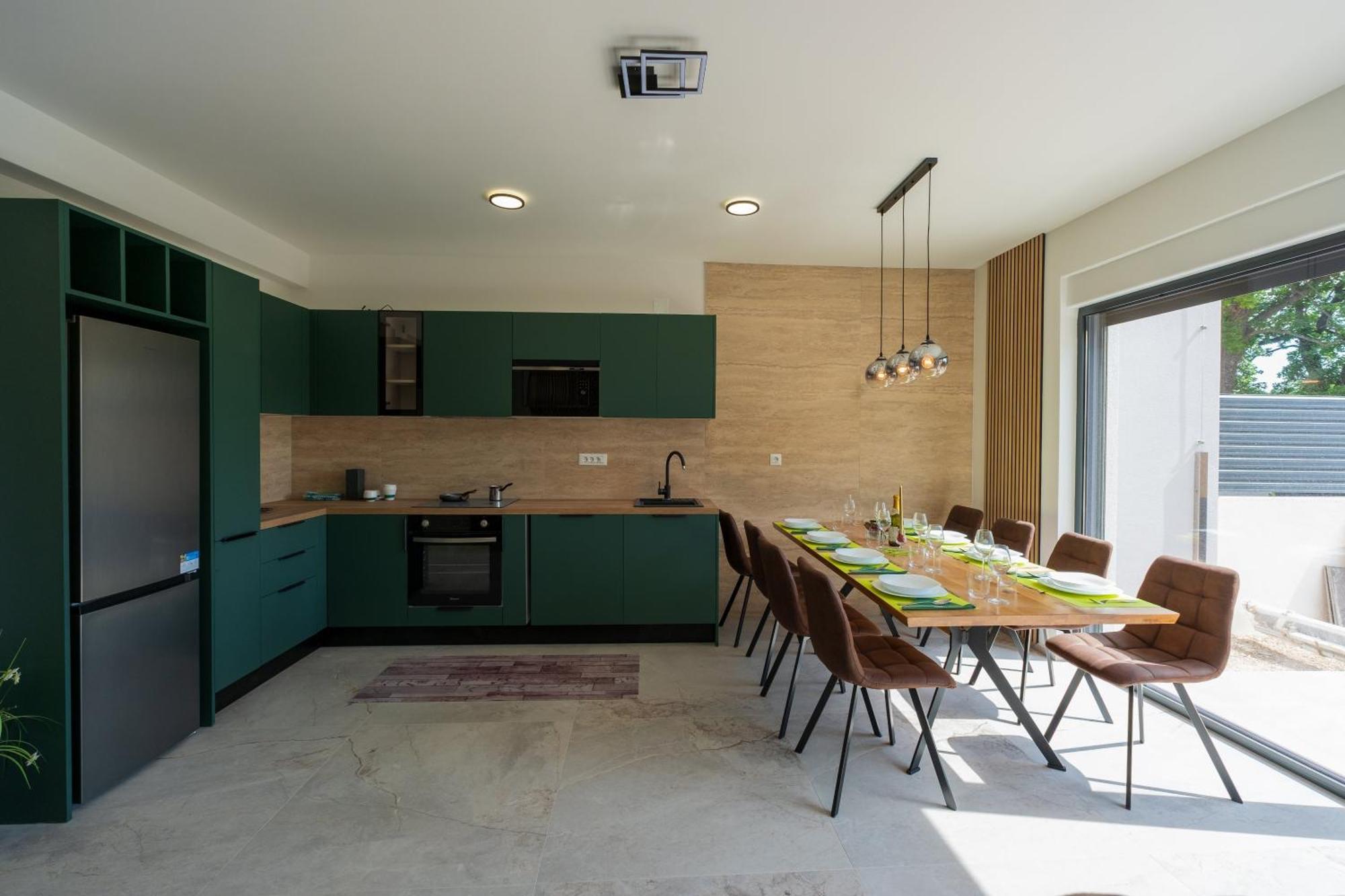 Three-Bedroom Premium Holiday Home Atmosfera With Private Pool&Sauna Vodice Exteriör bild