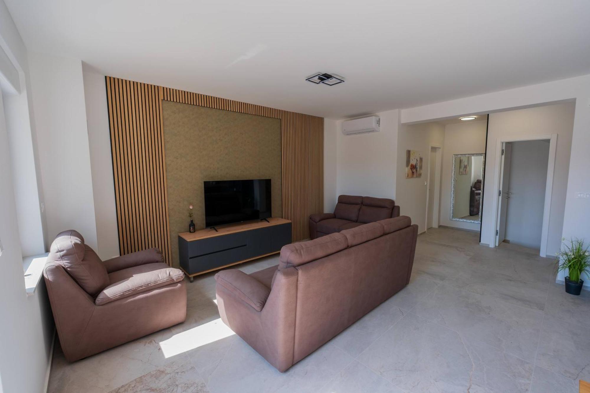 Three-Bedroom Premium Holiday Home Atmosfera With Private Pool&Sauna Vodice Exteriör bild
