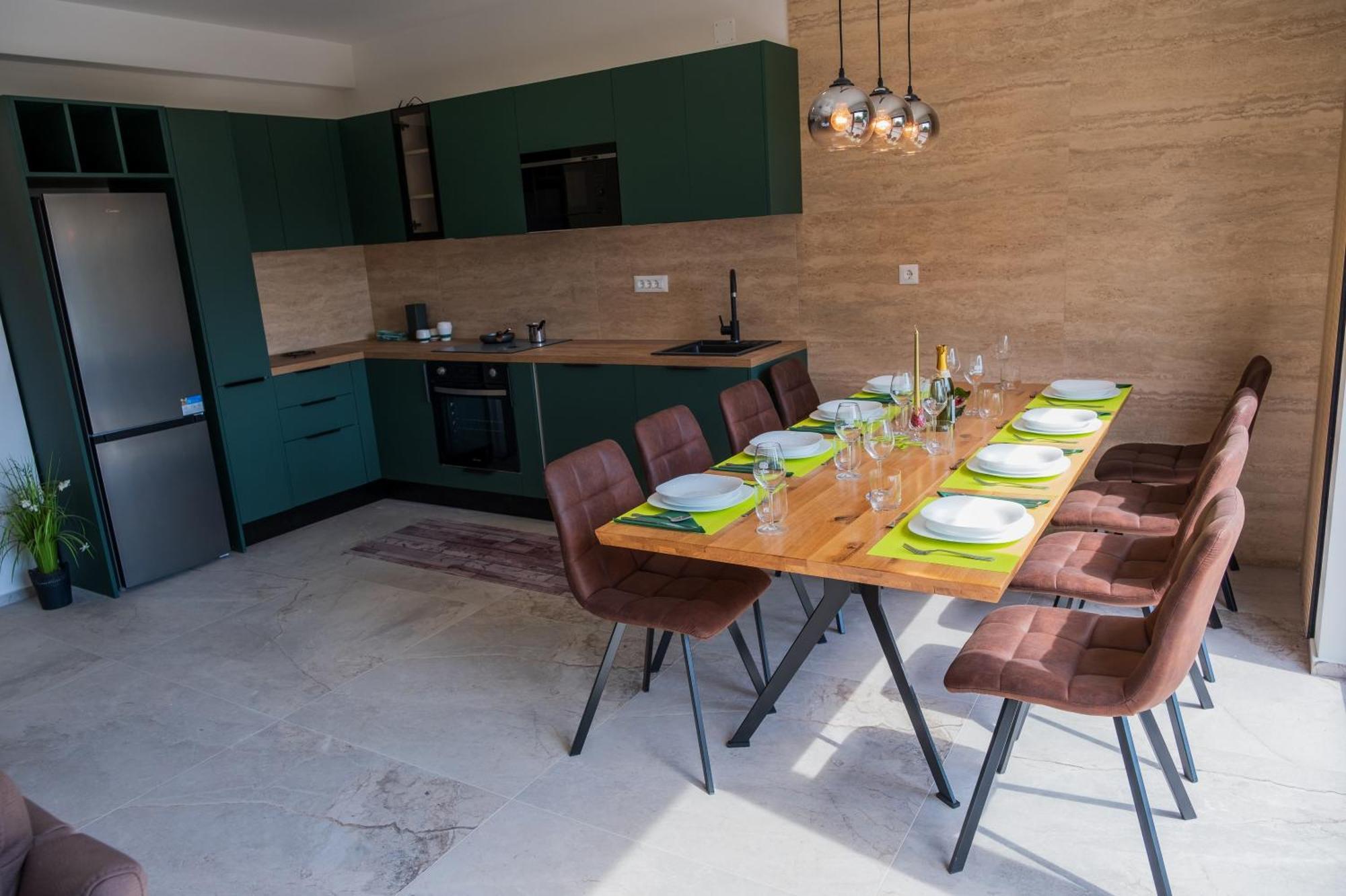 Three-Bedroom Premium Holiday Home Atmosfera With Private Pool&Sauna Vodice Exteriör bild